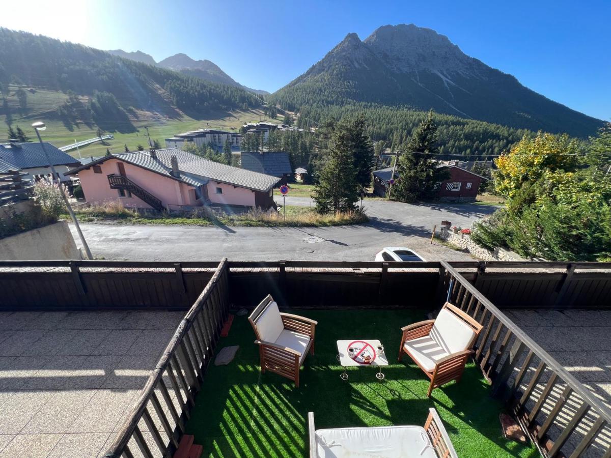 Les Tanieres De Montgenevre - La Marmotte - Duplex 4 P Entierement Renove Avec Vue Magnifique Apartment Ngoại thất bức ảnh