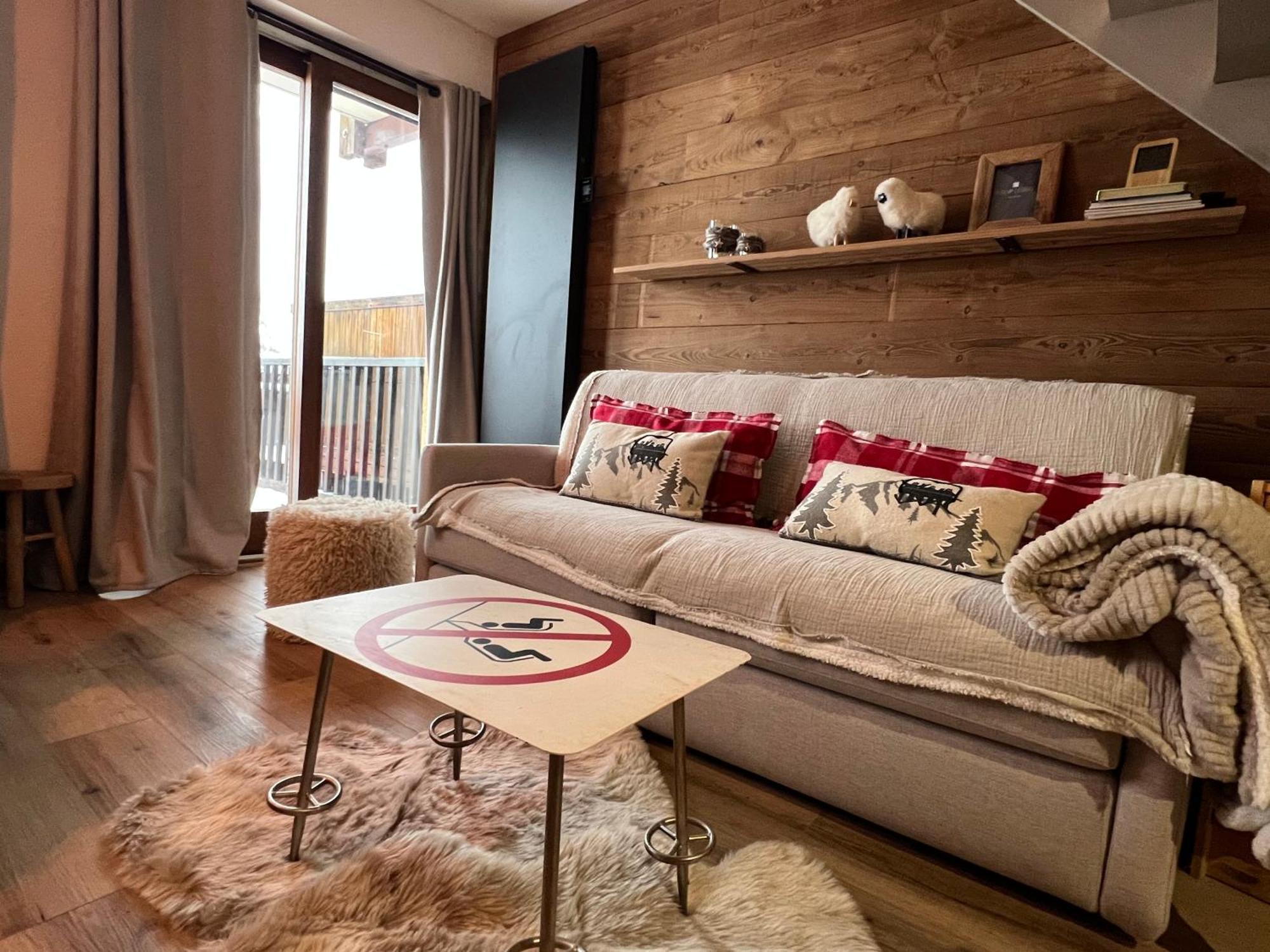 Les Tanieres De Montgenevre - La Marmotte - Duplex 4 P Entierement Renove Avec Vue Magnifique Apartment Ngoại thất bức ảnh